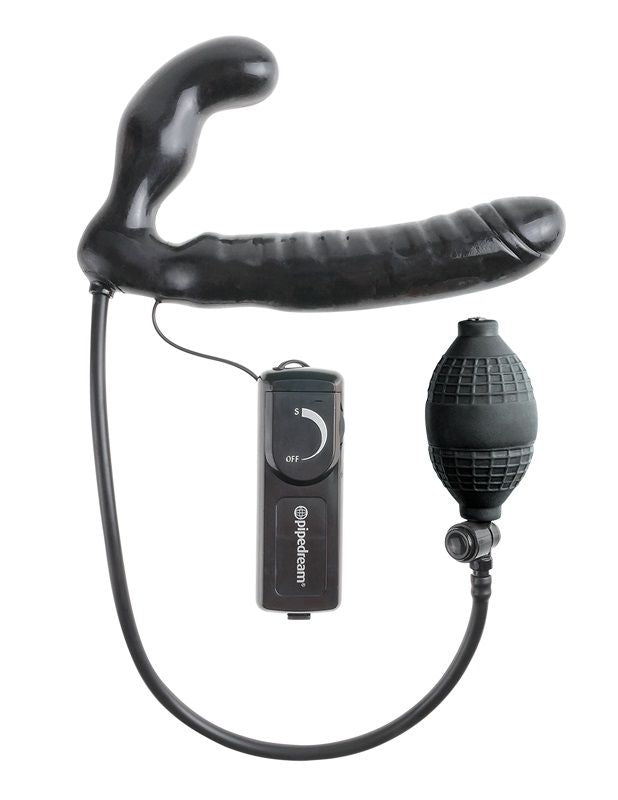 FETISH FANTASY SERIES INFLATABLE VIBRATING STRAPLESS STRAP-ON - 53Xshop