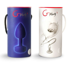 G-VIBE - FUNTOYS GPLUG ANAL VIBRATOR RECHARGEABLE LARGE SKY BLUE 3.9CM - 53Xshop