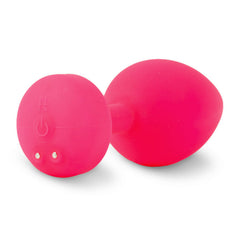 G-VIBE - FUNTOYS GPLUG ANAL RECHARGEABLE VIBRATOR SMALL NEON PINK 3CM - 53Xshop