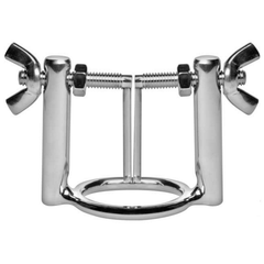 METAL HARD - GLAND RING WITH URETHRAL DILATOR PRESS - 53Xshop