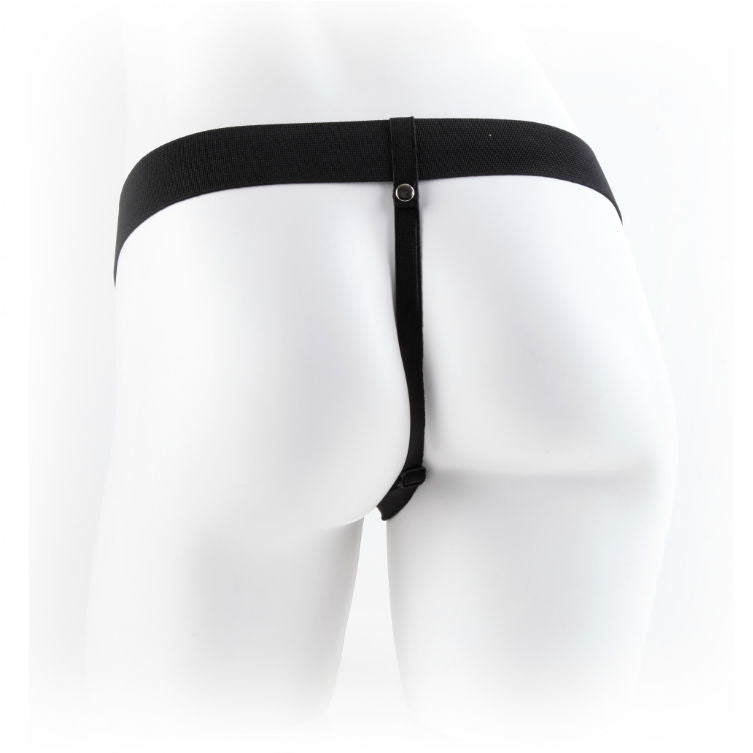 FETISH FANTASY SERIES - SERIES 9 HOLLOW STRAP-ON WITH BALLS 22.9CM FLESH - 53Xshop