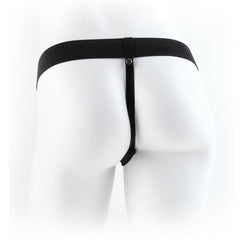 FETISH FANTASY SERIES - SERIES 11 HOLLOW STRAP-ON VIBRATING WITH BALLS 27.9CM FLESH - 53Xshop