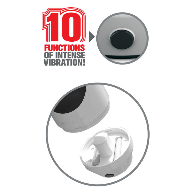 EXTREME TOYZ - PIPEDREAM MEGA GRIP VAGINA MASTURBATOR VIBRATOR - 53Xshop