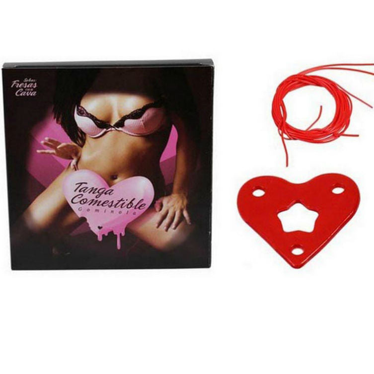 SECRETPLAY - COUVER THONG FOR HER STRAWBERRY FLAVOR WITH CAVA - 53Xshop