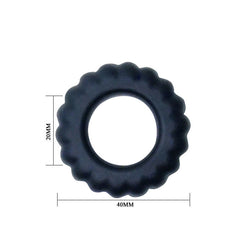 BAILE - TITAN COCKRING BLACK 2 CM - 53Xshop