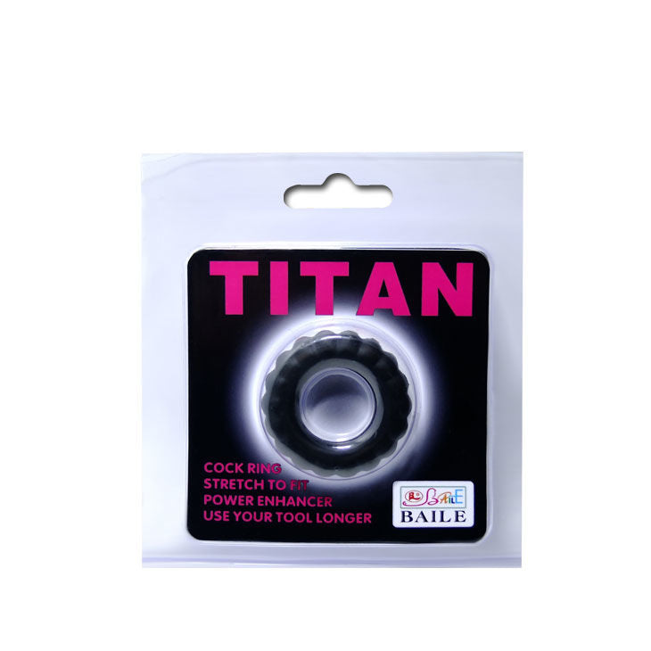 BAILE - TITAN COCKRING BLACK 2 CM - 53Xshop
