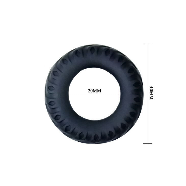 BAILE - TITAN COCKRING BLACK GREEN 2 CM - 53Xshop