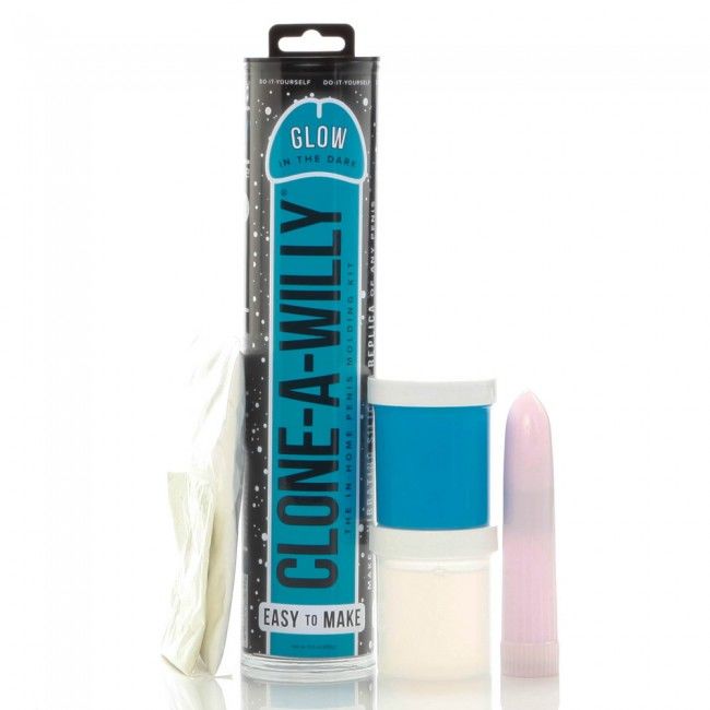 CLONE A WILLY - LUMINESCENT BLUE PENIS CLONER WITH VIBRATOR - 53Xshop