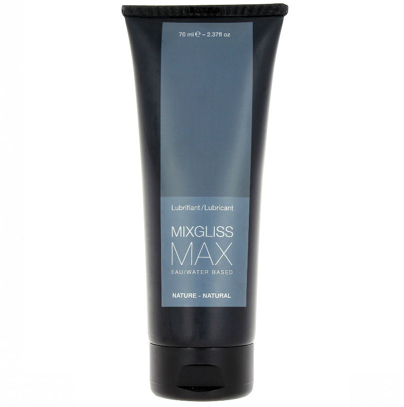 MIXGLISS - MAX NATURAL WATER-BASED ANAL LUBRICANT 70 ML - 53Xshop