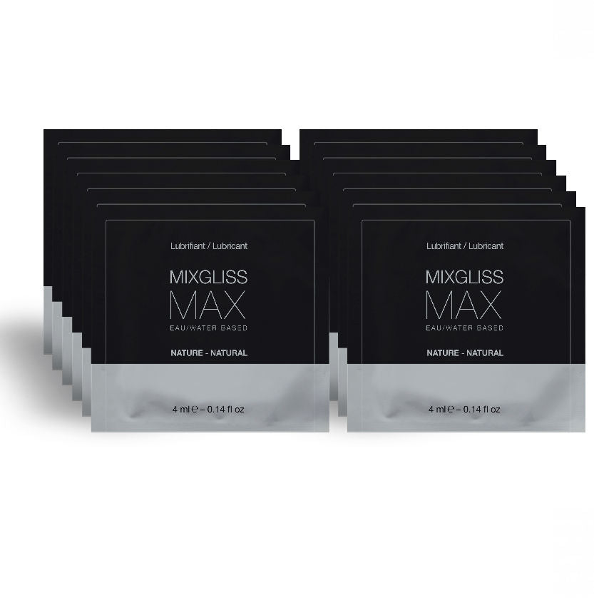 MIXGLISS - MAX ANAL DILATOR LUBRICANT PACK 12 SINGLE DOSE 4ML - 53Xshop