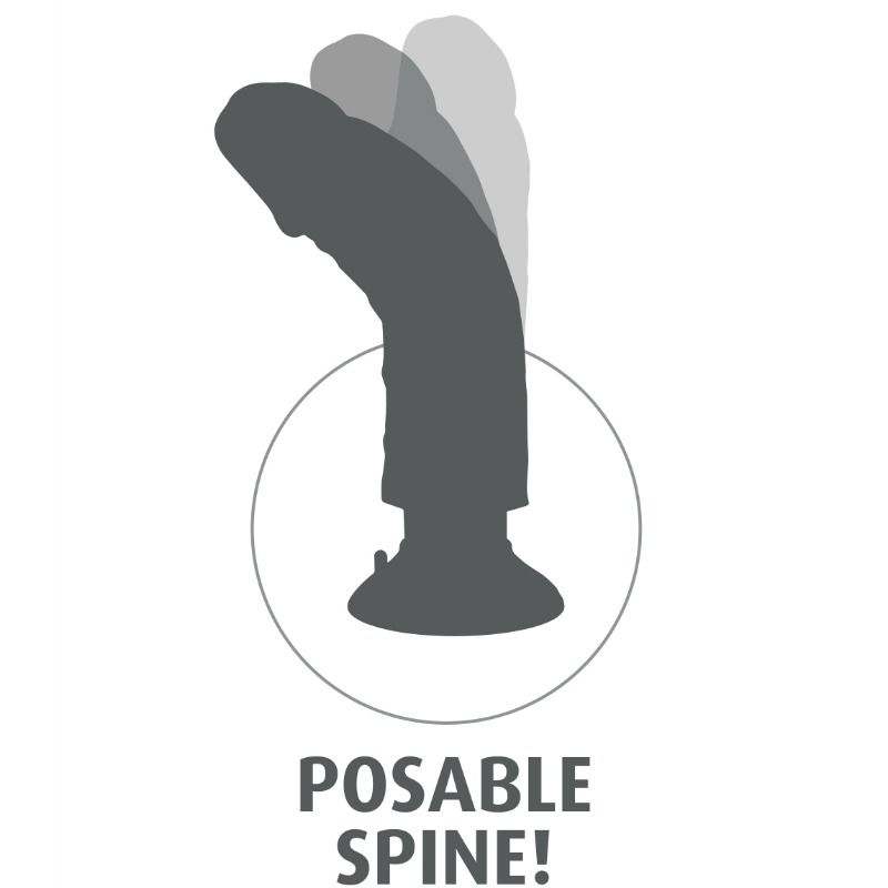 KING COCK - 15.24 CM VIBRATING COCK FLESH - 53Xshop