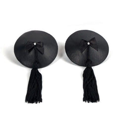 BIJOUX - BURLESQUE BLACK NIPPLE COVERS - 53Xshop
