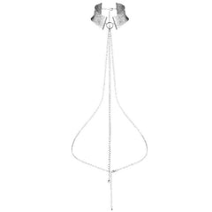 BIJOUX - DÉSIR MÉTALLIQUE SILVER METALLIC NECKLACE - 53Xshop