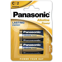 PANASONIC - BRONZE BATTERY C LR14 2 UNITS - 53Xshop