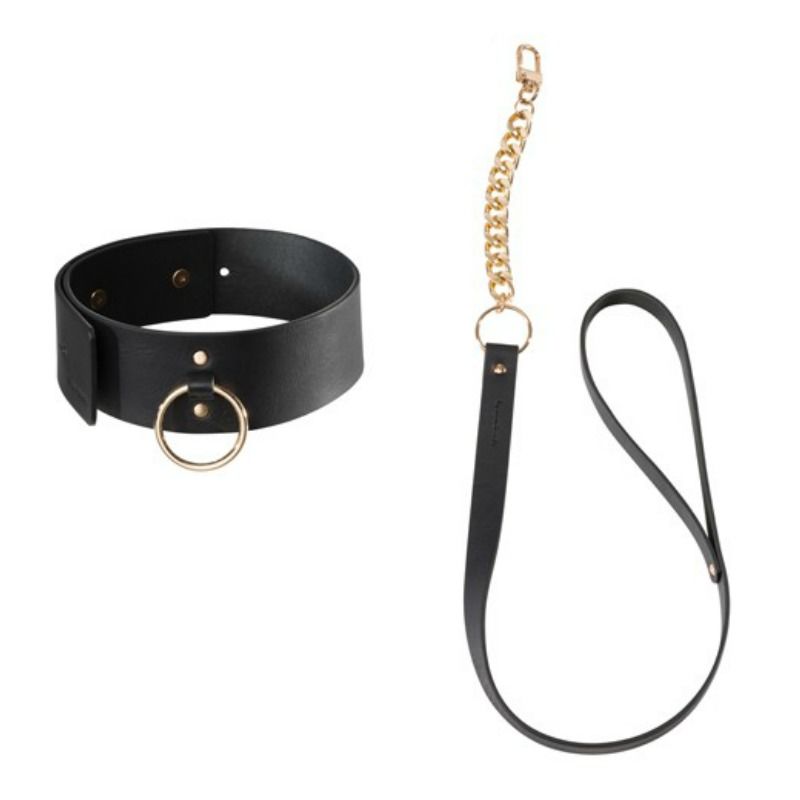 BIJOUX INDISCRETS MAZE - BLACK NECKLACE WITH STRAP - 53Xshop