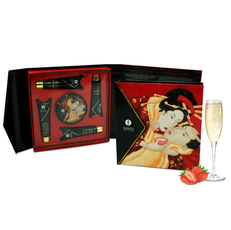SHUNGA - SECRET GEISHA STRAWBERRIES AND CAVA KIT - 53Xshop