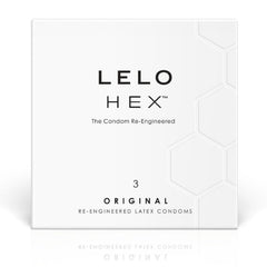 LELO - HEX CONDOM BOX 3 UNITS - 53Xshop