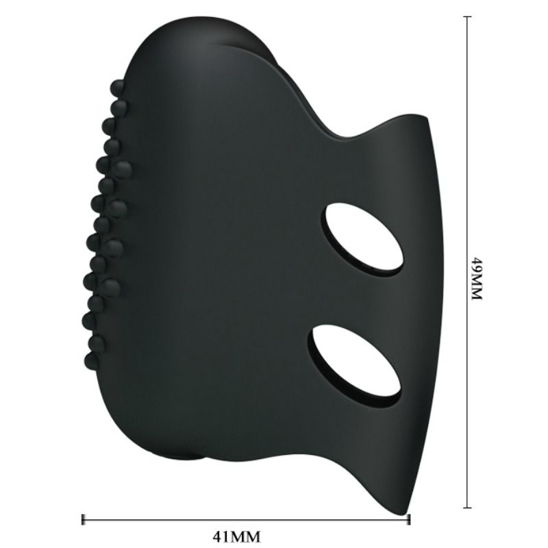 PRETTY LOVE - FLIRTATION STEWARD BLACK VIBRATION THIMBLE - 53Xshop