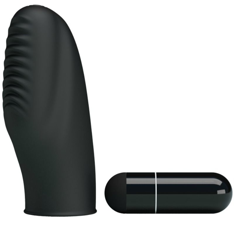 PRETTY LOVE - FLIRTATION STANFORD BLACK VIBRATION THIMBLE - 53Xshop