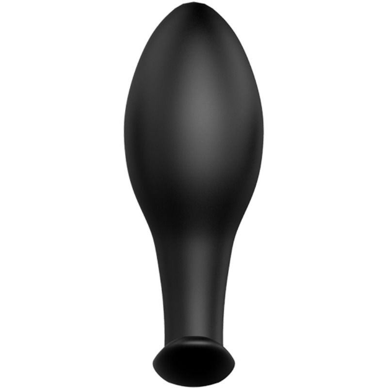 PRETTY LOVE - ANAL PLUG ANCHOR FORM SILICONE 12 VIBRATION MODES BLACK - 53Xshop