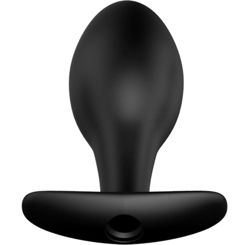 PRETTY LOVE - ANAL PLUG ANCHOR FORM SILICONE 12 VIBRATION MODES BLACK - 53Xshop