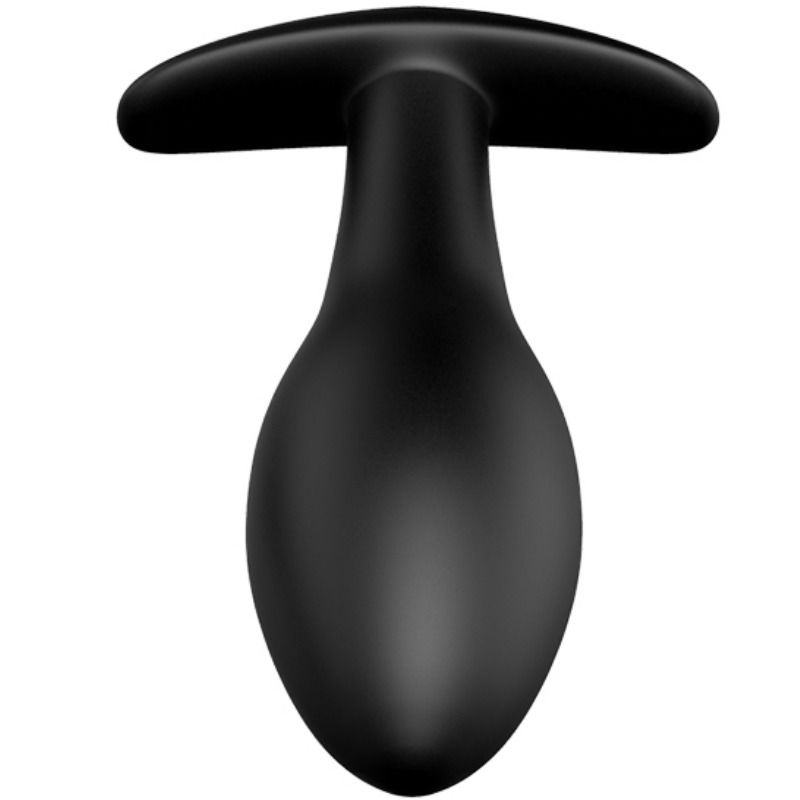 PRETTY LOVE - ANAL PLUG ANCHOR FORM SILICONE 12 VIBRATION MODES BLACK - 53Xshop