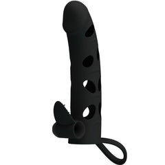 PRETTY LOVE - SILICONE COVER WITH VIBRATION 15.2 CM - 53Xshop
