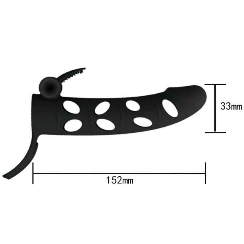 PRETTY LOVE - SILICONE COVER WITH VIBRATION 15.2 CM - 53Xshop