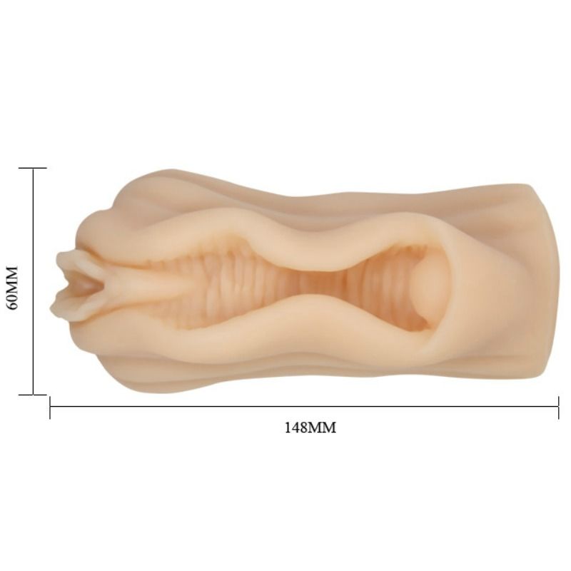 BAILE - MINI MALE MASTURBATOR VAGINA LIPS DESIGN - 53Xshop