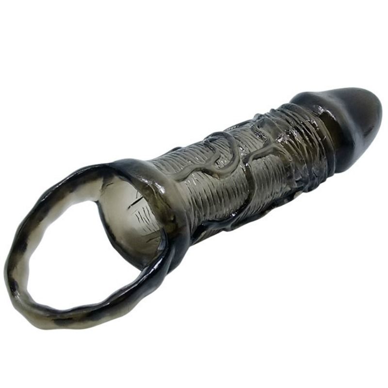 BAILE - PENIS EXTENSION SHEATH WITH STRAP FOR TESTICLES 11.5 CM - 53Xshop