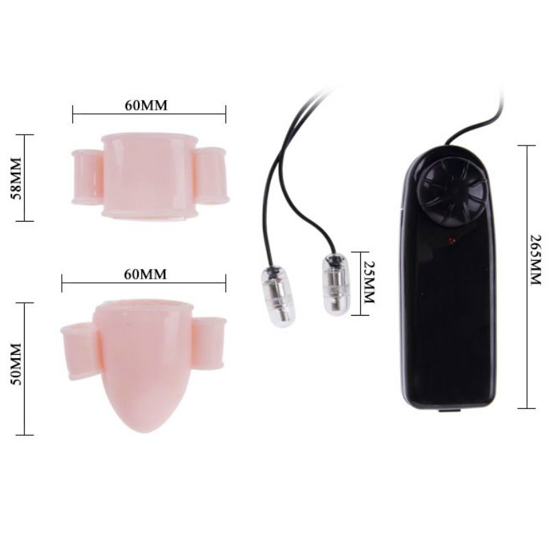 BAILE - ALFRED PENIS VIBRATOR COVERS WITH CONTROL - 53Xshop