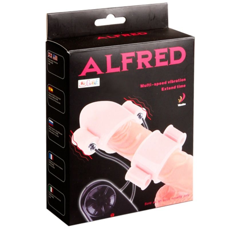 BAILE - ALFRED PENIS VIBRATOR COVERS WITH CONTROL - 53Xshop