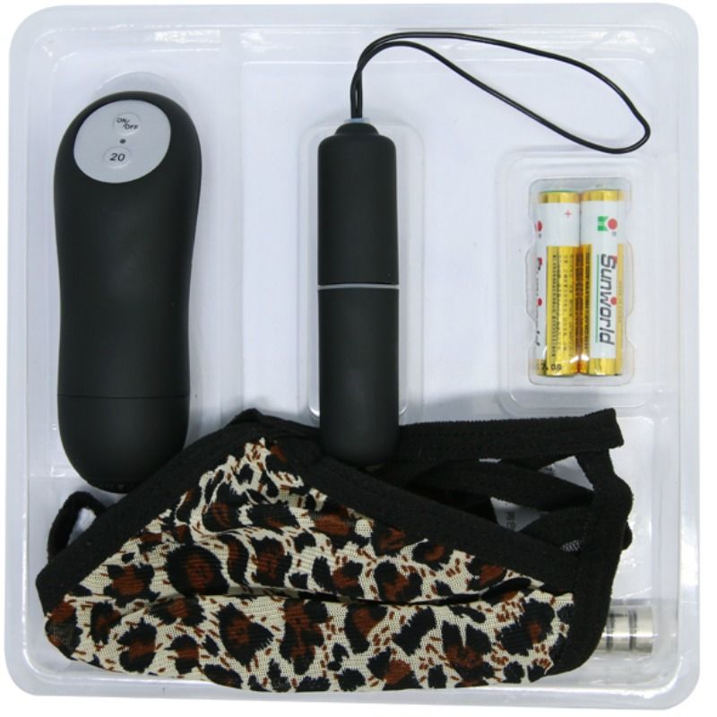 BAILE - THONG WITH VIBRATING BULLET AND CONTROL - 53Xshop