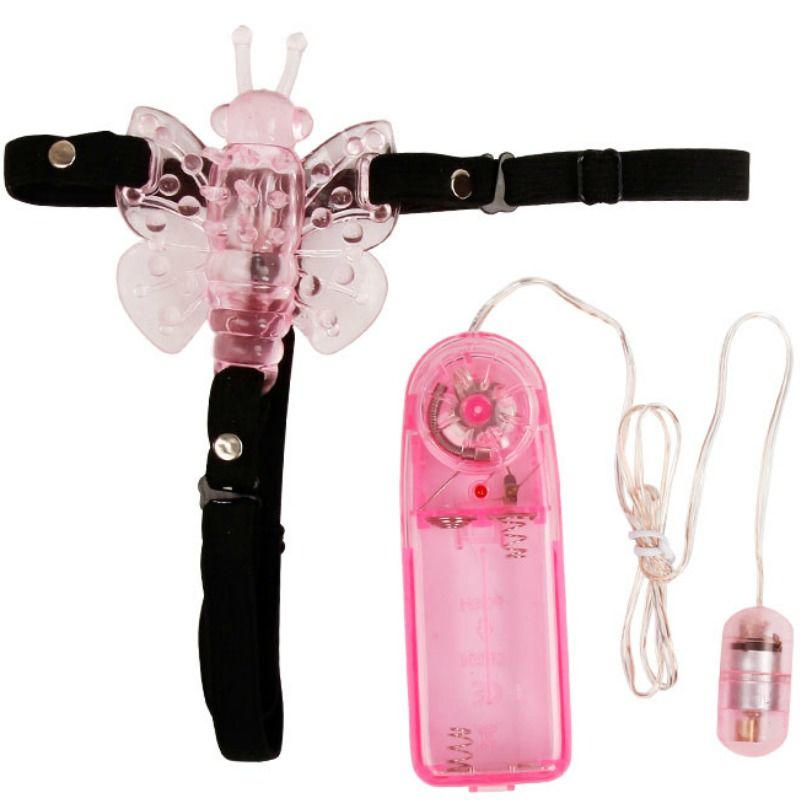 BAILE - HARNESS WITH MULTIVESPEED VIBRATING BUTTERFLY - 53Xshop