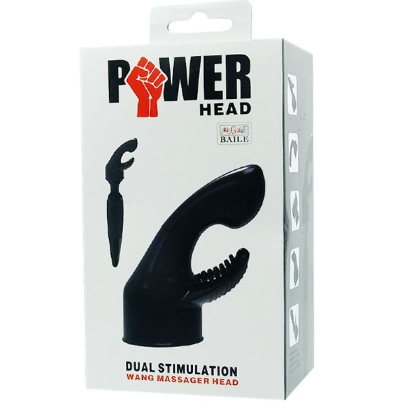 BAILE - POWER HEAD INTERCAMBIABLE HEAD FOR MASSAGERGY POINT STIMULATION AND CLITORIS - 53Xshop