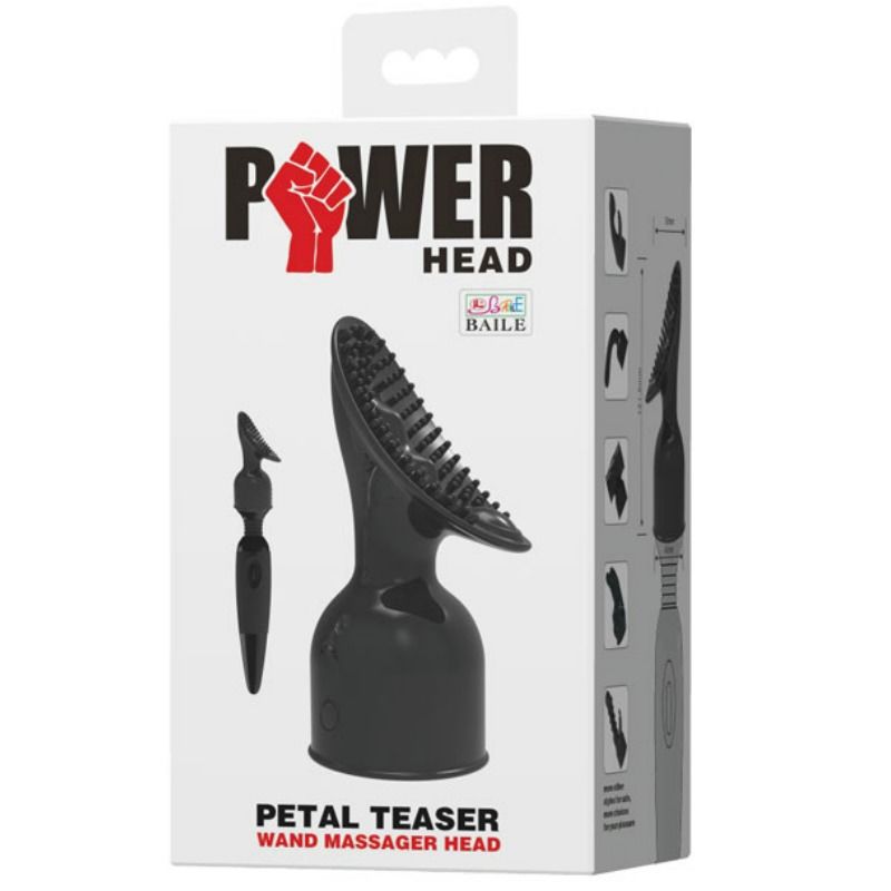 BAILE - POWER HEAD INTERCHANGEABLE HEAD FOR CLITORIS STIMULATION MASSAGER - 53Xshop