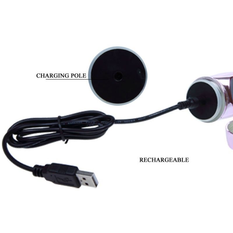 BAILE - RECHARGEABLE VIBRATOR WITH ROTATION AND THROBBING BUTTERF STIMULATOR - 53Xshop
