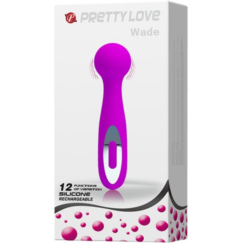 PRETTY LOVE - WADE RECHARGEABLE MASSAGER 12 FUNCTIONS - 53Xshop