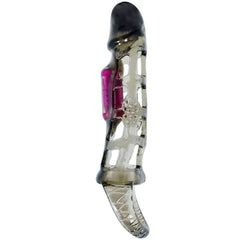 BAILE - PENIS EXTENSION SLEEVE WITH VIBRATION AND STRAP 13.5 CM - 53Xshop