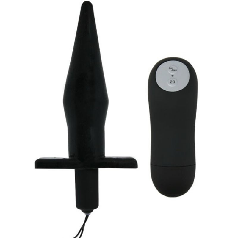 BAILE - DANCE BUTT ANAL PLUG WITH VIBRATION BLACK - 53Xshop