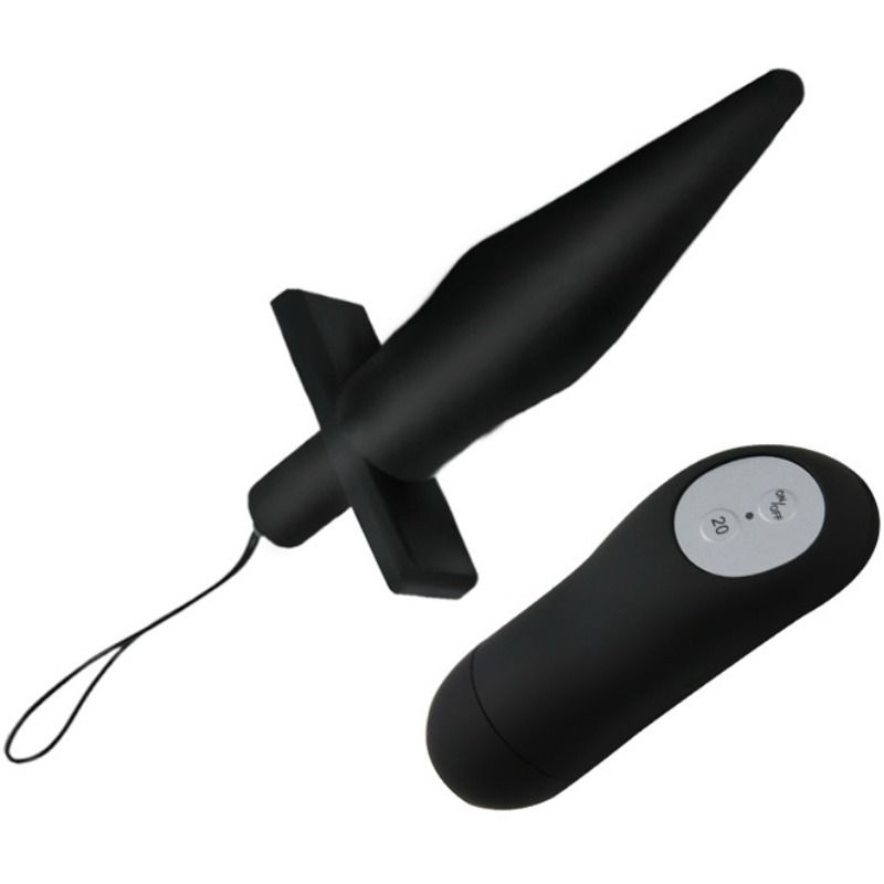 BAILE - DANCE BUTT ANAL PLUG WITH VIBRATION BLACK - 53Xshop