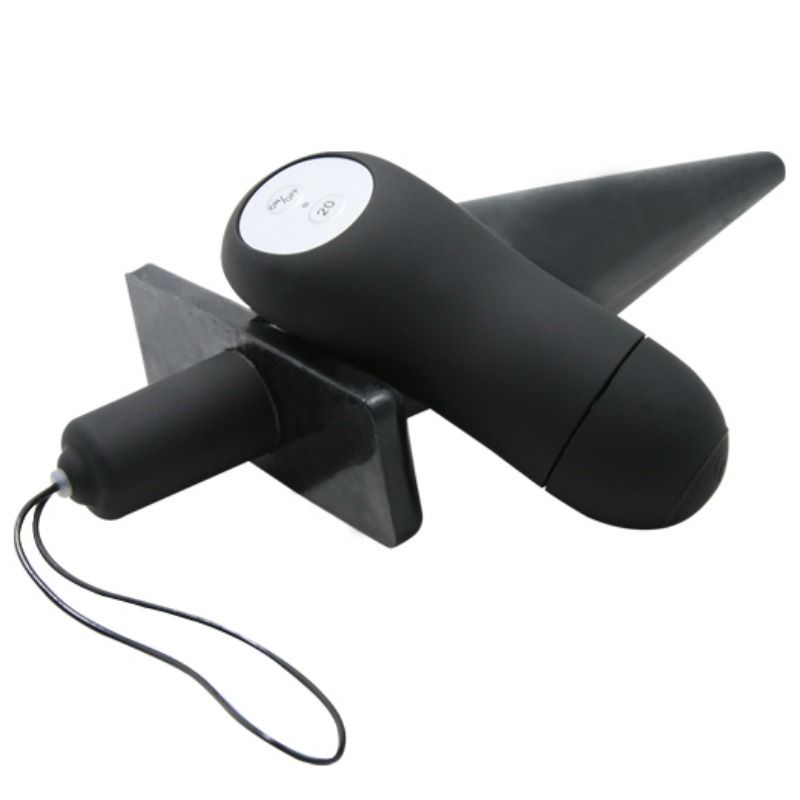 BAILE - DANCE BUTT ANAL PLUG WITH VIBRATION BLACK - 53Xshop