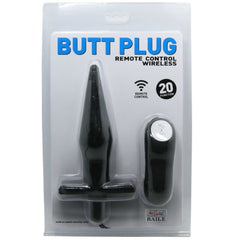 BAILE - DANCE BUTT ANAL PLUG WITH VIBRATION BLACK - 53Xshop