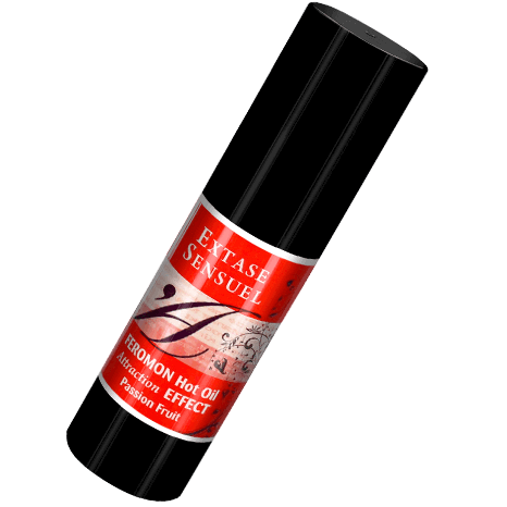 EXTASE SENSUAL - HEAT EFFECT MASSAGE OIL WITH PASSION FRUIT PHEROMONES 30 ML - 53Xshop