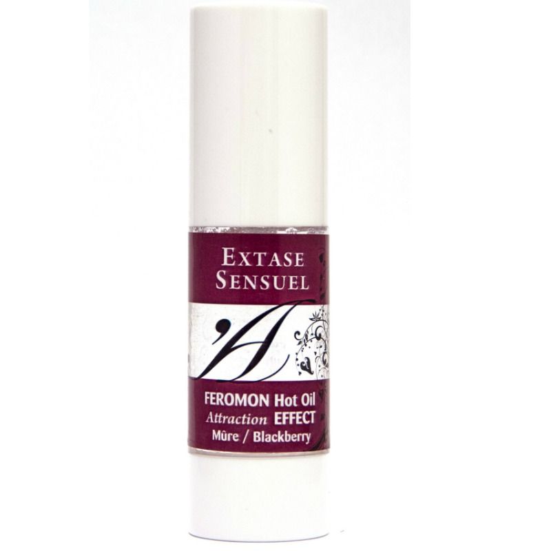 EXTASE SENSUAL - HEATING EFFECT MASSAGE OIL WITH BLACKBERRY PHEROMONES 30 ML - 53Xshop