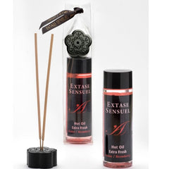 EXTASE SENSUAL - MASSAGE OIL WITH EXTRA FRESH STRAWBERRY EFFECT 100 ML - 53Xshop