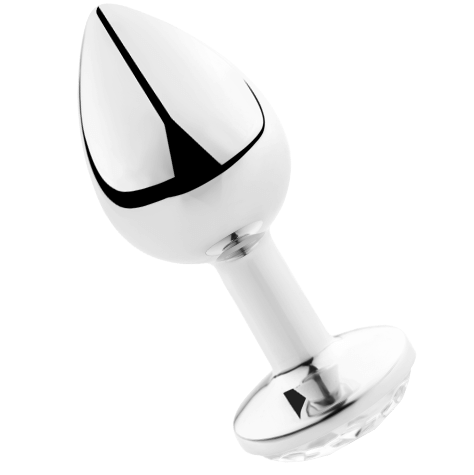 SECRETPLAY - PLUG ANAL TRANSPARENT ALUMINUM 8 CM - 53Xshop