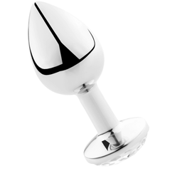SECRETPLAY - PLUG ANAL TRANSPARENT ALUMINUM 8 CM - 53Xshop