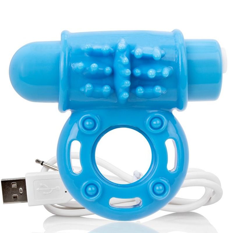 SCREAMING O - RING VIBRATOWOW RECHARGEABLE BLUE - 53Xshop