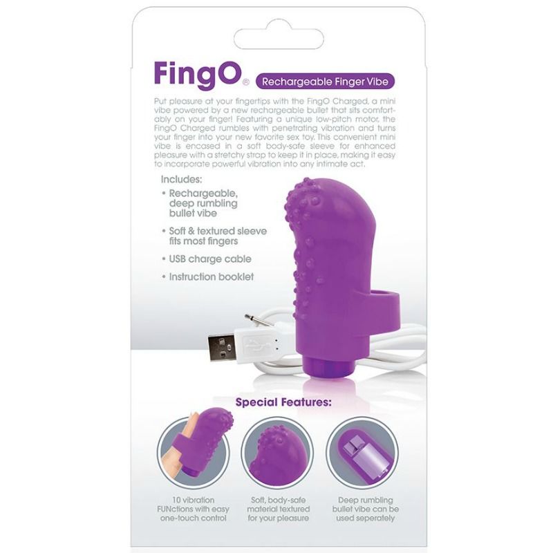 SCREAMING O - RECHARGEABLE THIMBLE FING OLILAC - 53Xshop